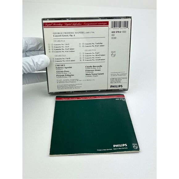 Handel Concerti Grossi Op. 6 I Musici Philips 3 CD Box Set Promotional CDs FE253 - Picture 2 of 10